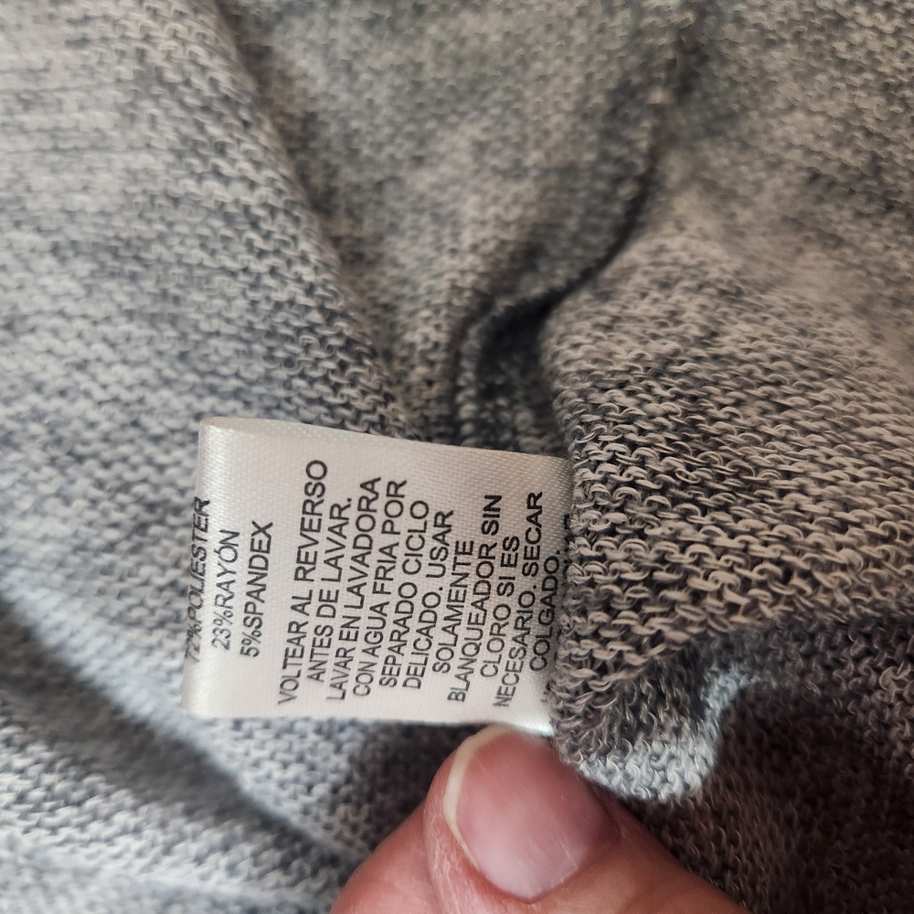 I'm In Love With Derek Aztec Open Front Hooded Cardigan Small Gray - Picture 12 of 16